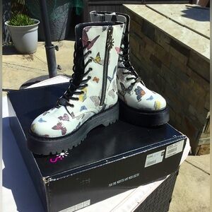 delia’s X DollsKill Lady Monarch Platform Combat Boots